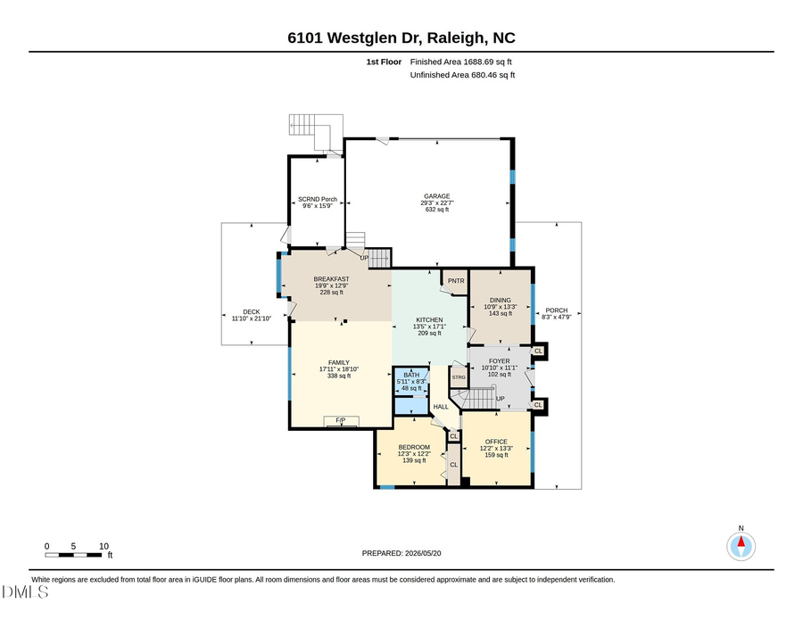 6101 Westglen Drive, Raleigh, NC 27612 - #2