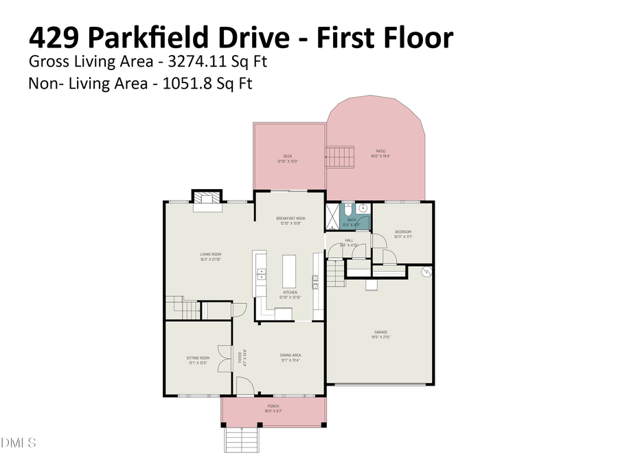 429 Parkfield Drive, Apex, NC 27502 - #2