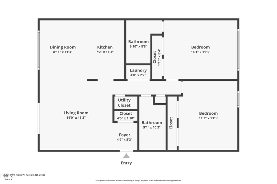 5130 Flint Ridge Place, Raleigh, NC 27609 - #2