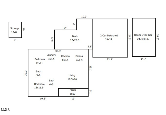 5719 Greenbay Drive, Durham, NC 27712 - #2