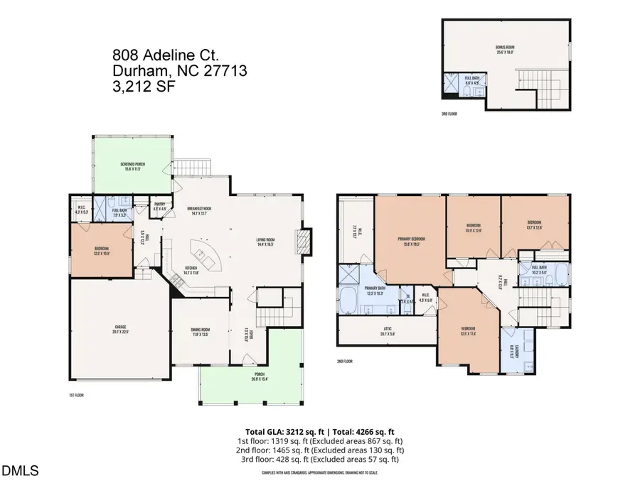 808 Adeline Court, Durham, NC 27713 - #2