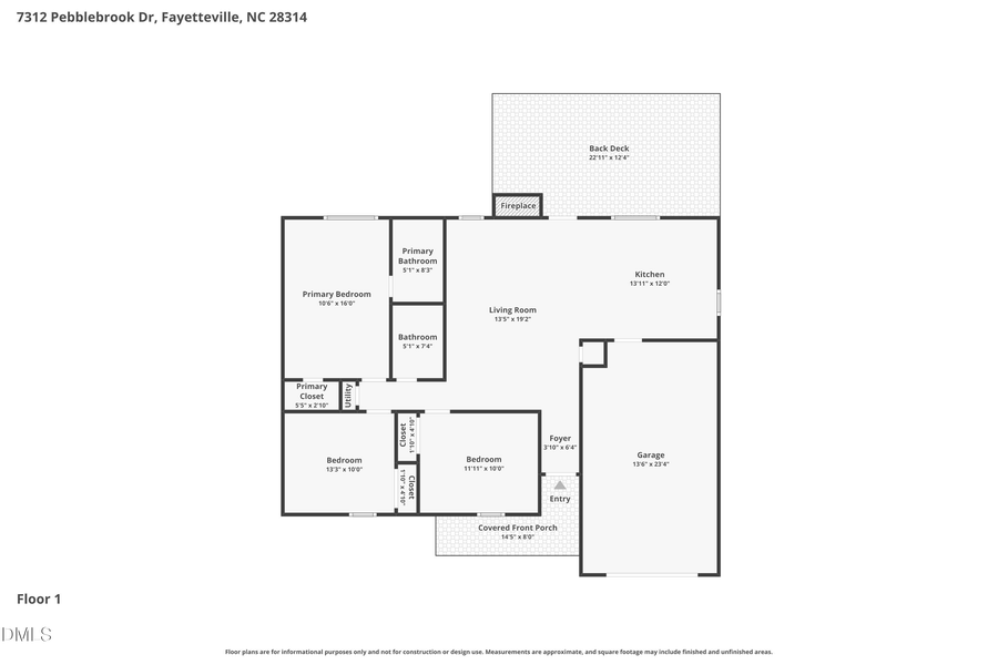 7312 Pebblebrook Drive, Fayetteville, NC 28314 - #2