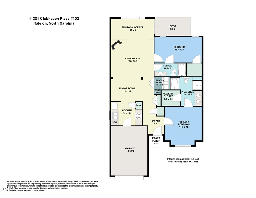 11381 Clubhaven Place #102, Raleigh, NC 27617 - #2