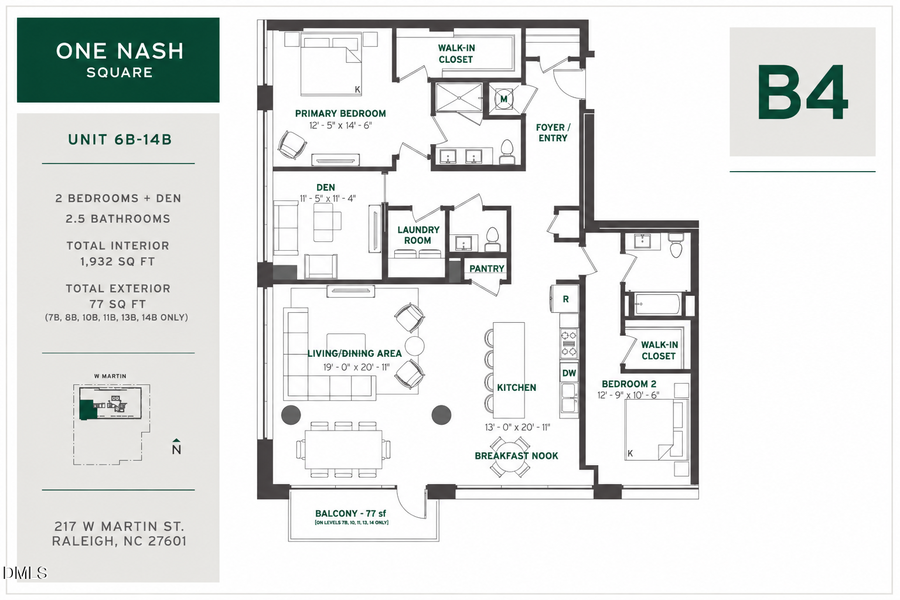 217 W Martin Street #9 B, Raleigh, NC 27601 - #2