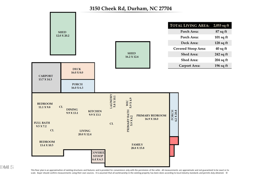 3150 Cheek Road, Durham, NC 27704 - #2