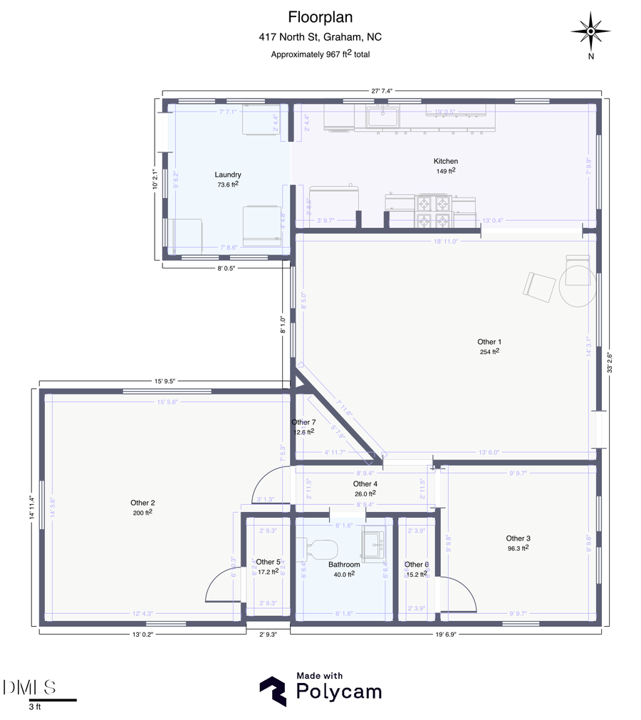 417 North Street, Graham, NC 27253 - #2