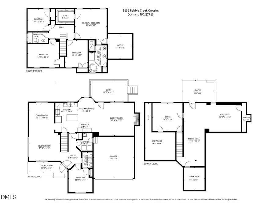 1135 Pebble Creek Crossing, Durham, NC 27713 - #2