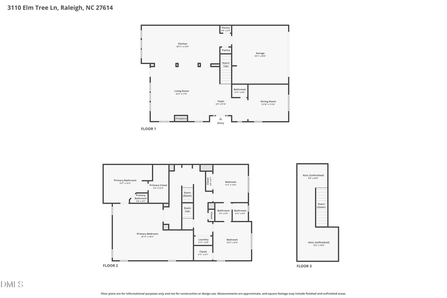 3110 Elm Tree Lane, Raleigh, NC 27614 - #2