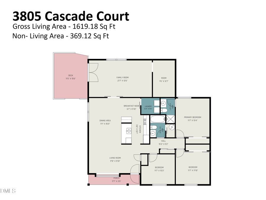3805 Cascade Court, Raleigh, NC 27604 - #2