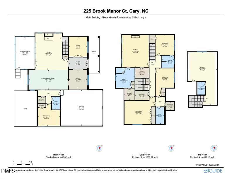 225 Brook Manor Court, Cary, NC 27513 - #2