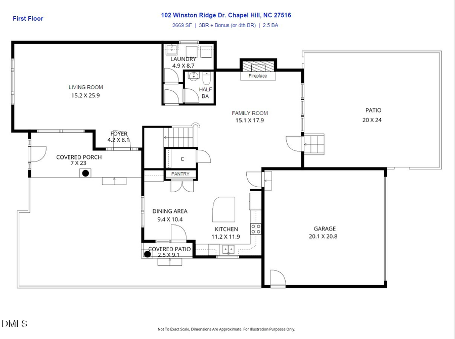 102 Winston Ridge Drive, Chapel Hill, NC 27516 - #2