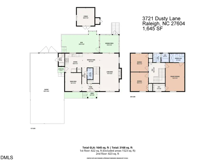 3721 Dusty Lane, Raleigh, NC 27604 - #2