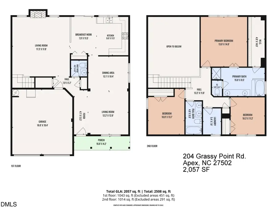 204 Grassy Point Road, Apex, NC 27502 - #2