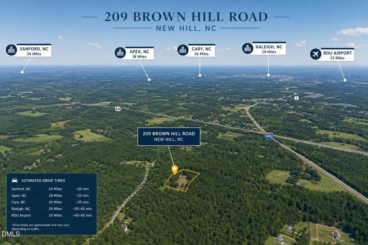 209 Brown Hill Road, New Hill, NC 27562 - #1