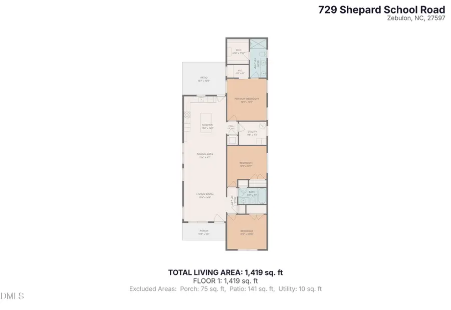 729 Shepard School Road, Zebulon, NC 27597 - #2