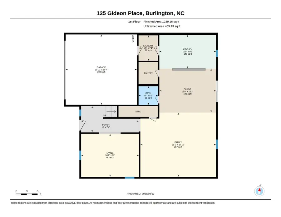 125 Gideon Place, Burlington, NC 27217 - #2