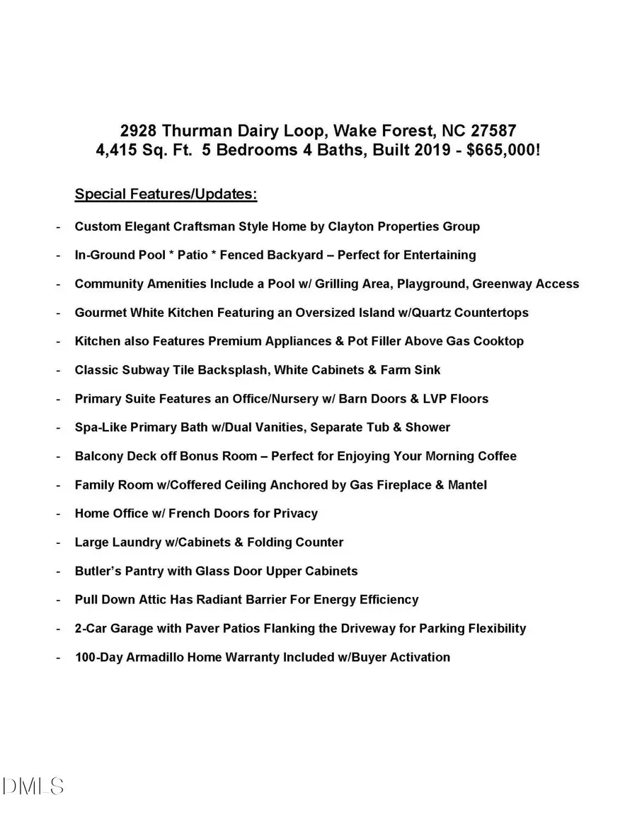 2928 Thurman Dairy Lp, Wake Forest, NC 27587 - #3