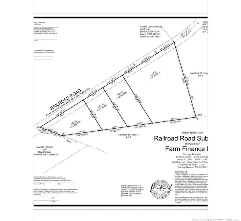 Lot A Railroad Road, Orrum, NC 28369 - #1