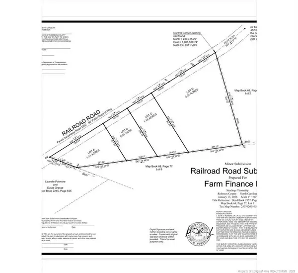 Lot C Railroad Road, Orrum, NC 28369