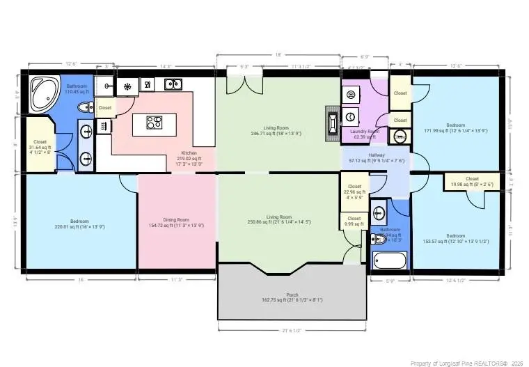 3600 Quarter Horse Run Lane, Parkton, NC 28371 - #2