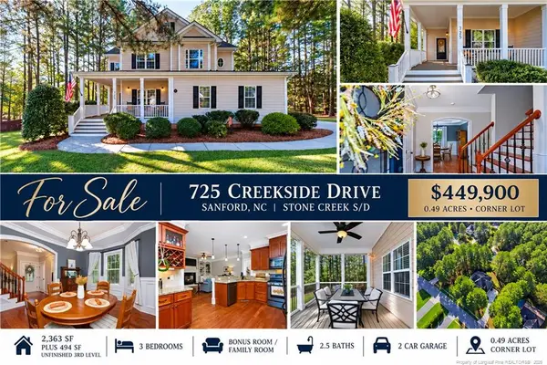 725 Creekside Drive, Sanford, NC 27330
