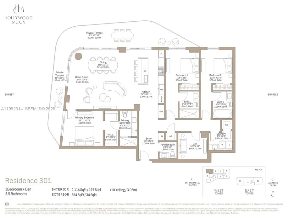 901 S Ocean Drive #301, Hollywood, FL 33019 - #2