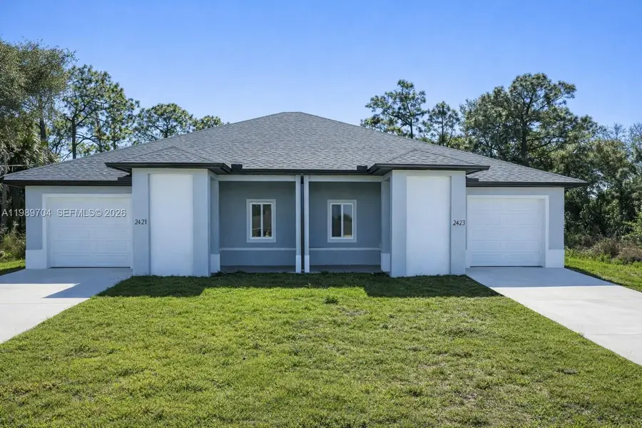 2421/2423 Milton Avenue S, Lehigh Acres, FL 33973 - #2