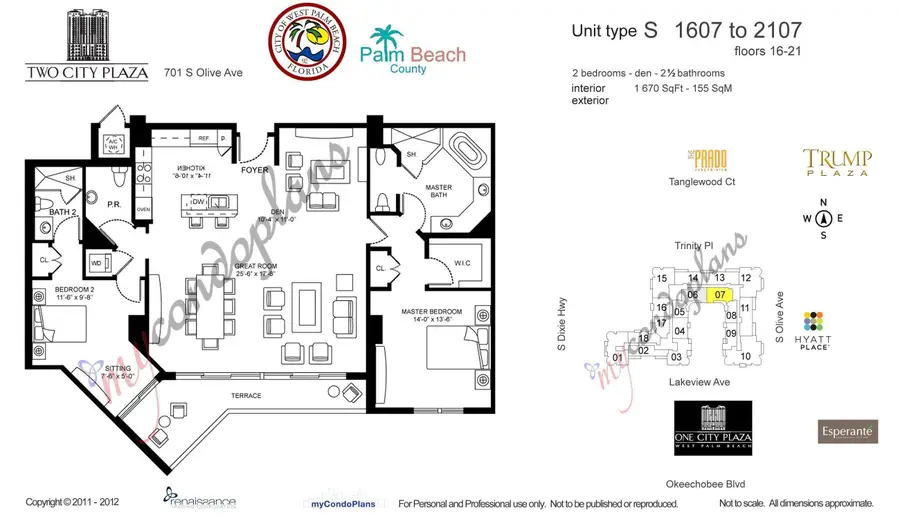 701 S Olive Avenue #1807, West Palm Beach, FL 33401 - #2