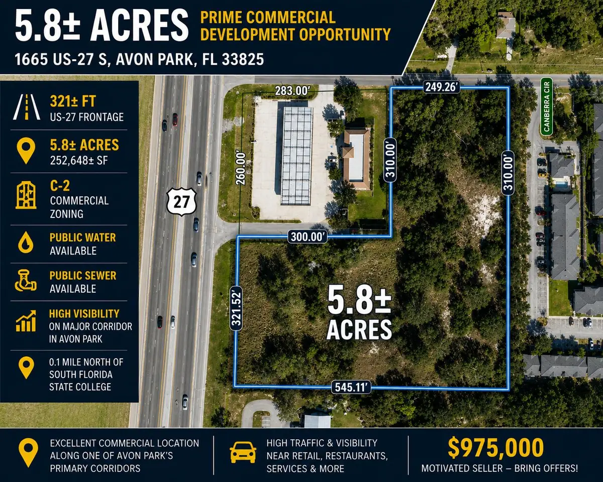 1665 Us 27, Avon Park, FL 33825 - #1