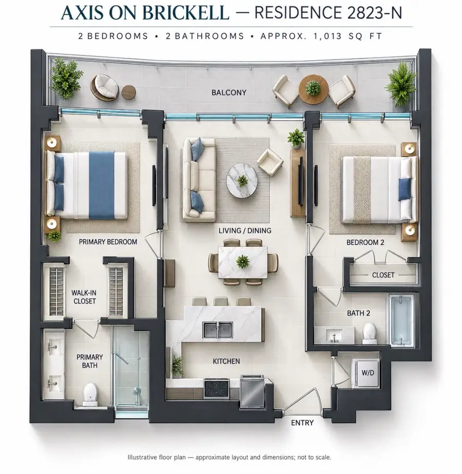 1111 SW 1st Avenue #2823-N, Miami, FL 33130 - #3