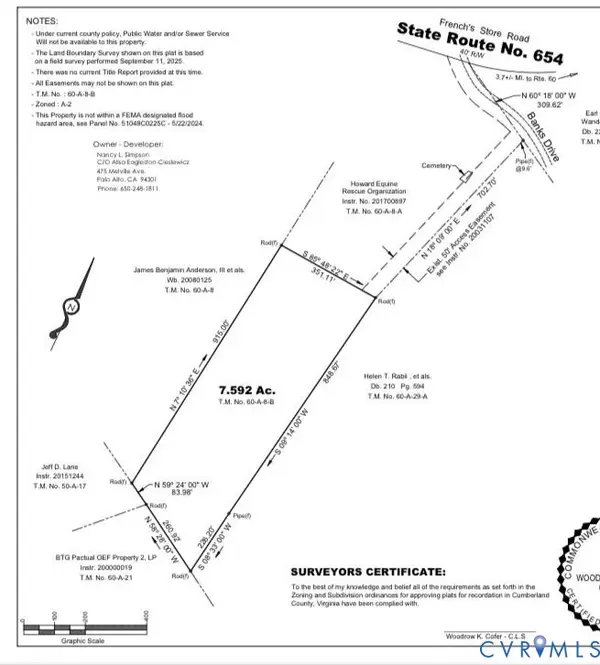 0 Banks Road, Cumberland, VA 23040