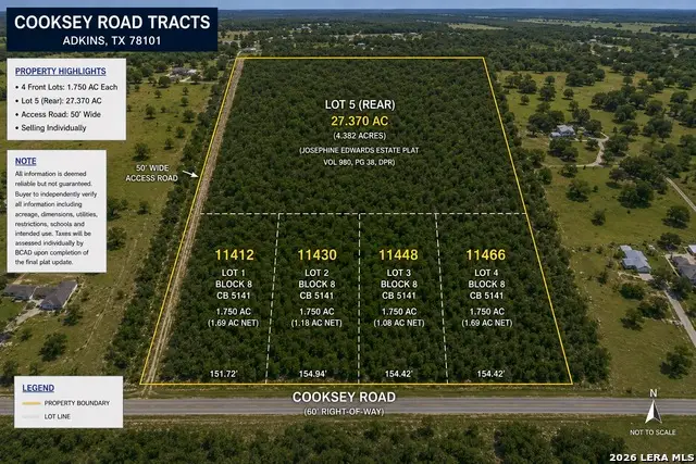 11474 Cooksey Rd, Adkins, TX 78101 - #1