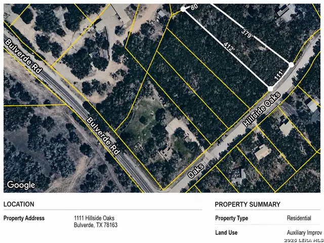 1111 Hillside Oaks, Bulverde, TX 78163 - #1