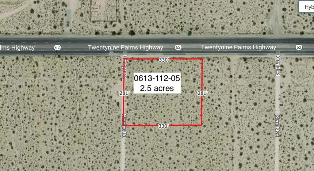2 Acres On Hwy 62 Near Hendy's, Twentynine Palms, CA 92277 - #1