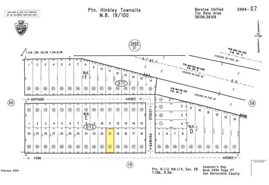 0 Park, Hinkley, CA 92347 - #2