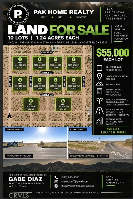 60 W Avenue J-2, Lancaster, CA 93536 - #3