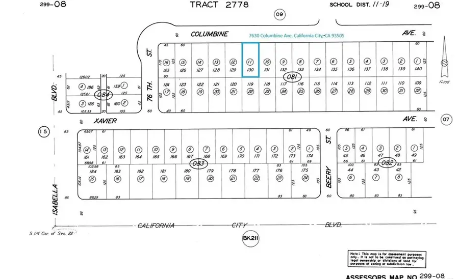 7630 Columbine, California City, CA 93505 - #3