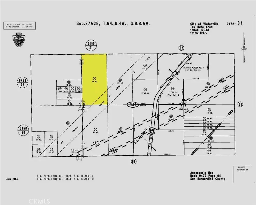 80 Section 28 T6nr4w, Victorville, CA 92392 - #1