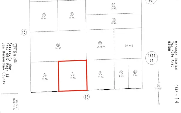 0 West Of Timothy Ave., 29 Palms, CA 92277