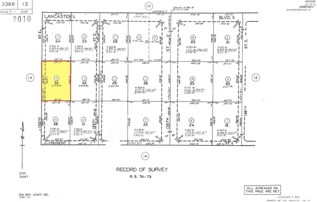 0 E 132nd East, Lancaster, CA 93535 - #1