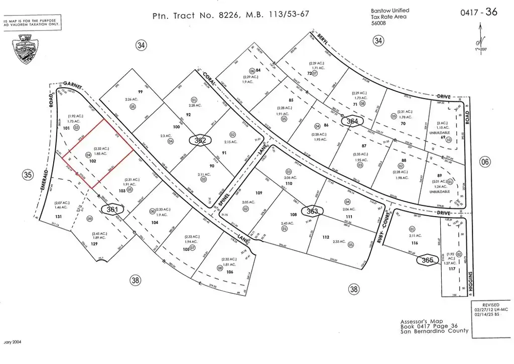 0 Garnet, Barstow, CA 92327 - #1