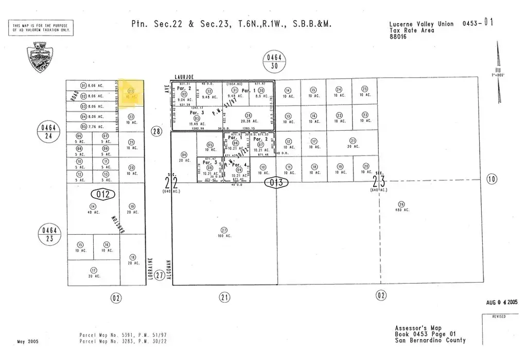 2300 Lorraine Ave (lot 23), Lucerne Valley, CA 92356 - #1