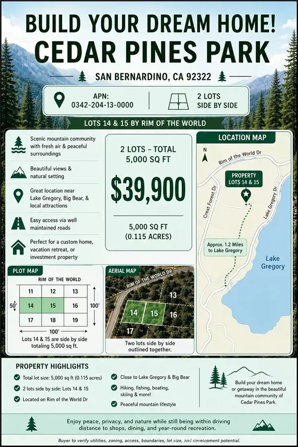 0 Alder, Cedar Glen, CA 92321
