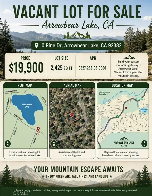 0 Pine, Arrowbear, CA 92382