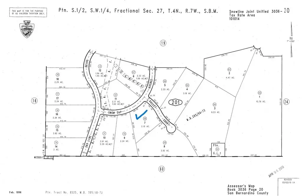 0 Valley, Pinon Hills, CA 92372 - Image #1