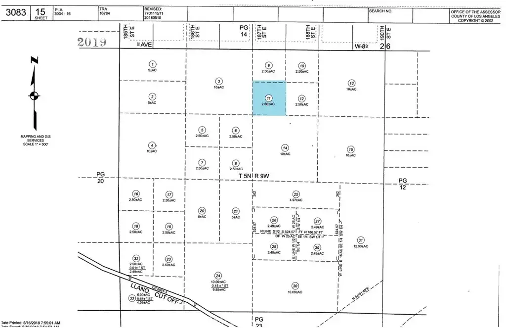 0 187th / Avenue W10, Lake Los Angeles, CA 93591 - #1