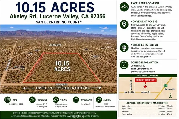 0 Akeley, Lucerne Valley, CA 92356