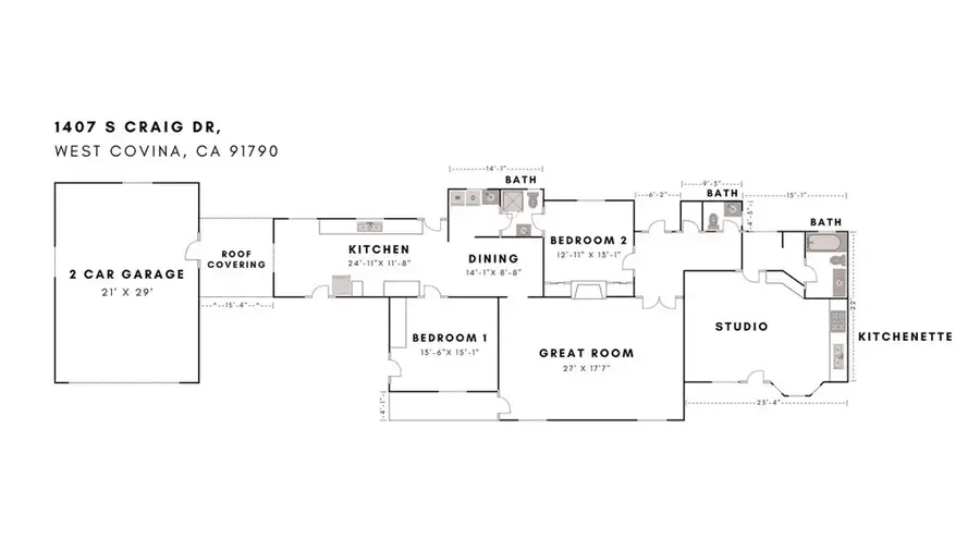 1407 S Craig Dr, West Covina, CA 91790 - #3