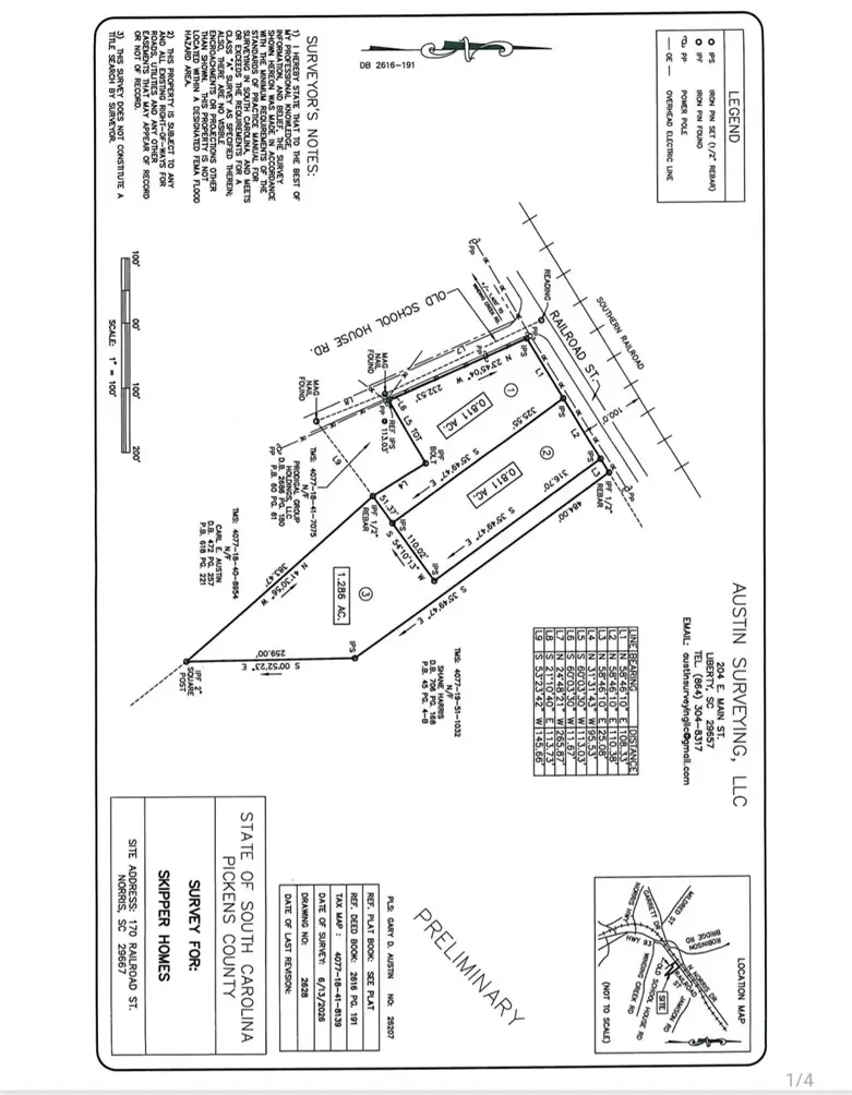 LOT3  (TBD) Old School House Rd(pt Of 170 Railroad St) Street, Liberty, SC 29657 - #2