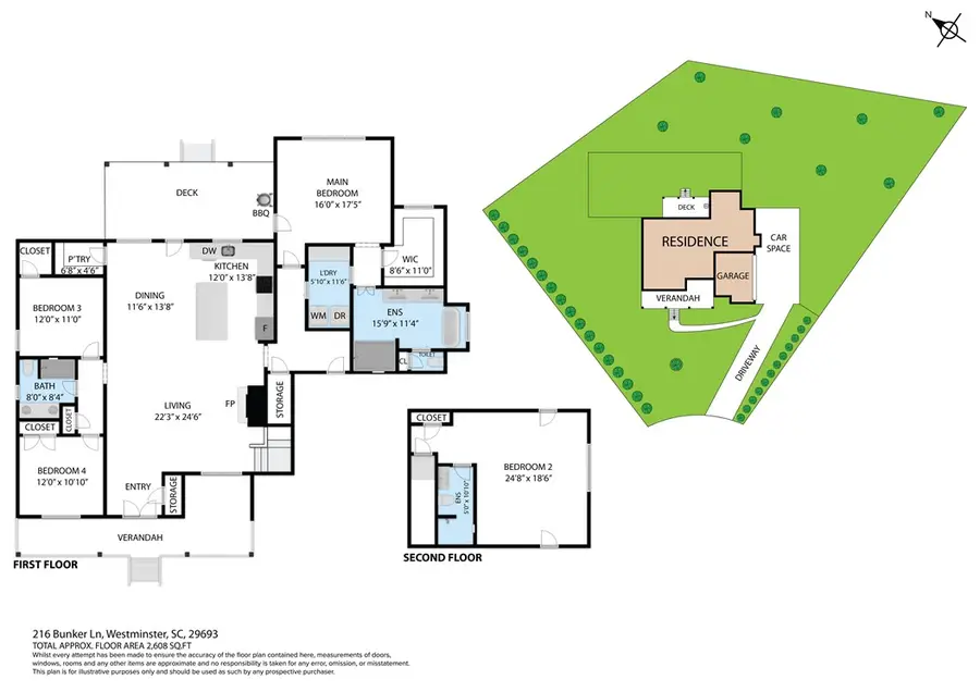216 Bunker Lane, Westminster, SC 29693 - #2